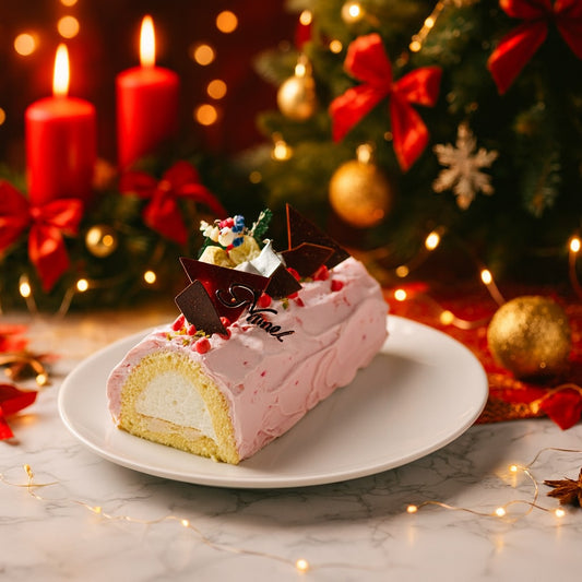 白金ブッシュドノエル（苺）