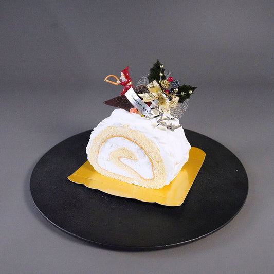 X'mas)白金プレミアムジャージーブッシュドノエル（プレーン）　ハーフ