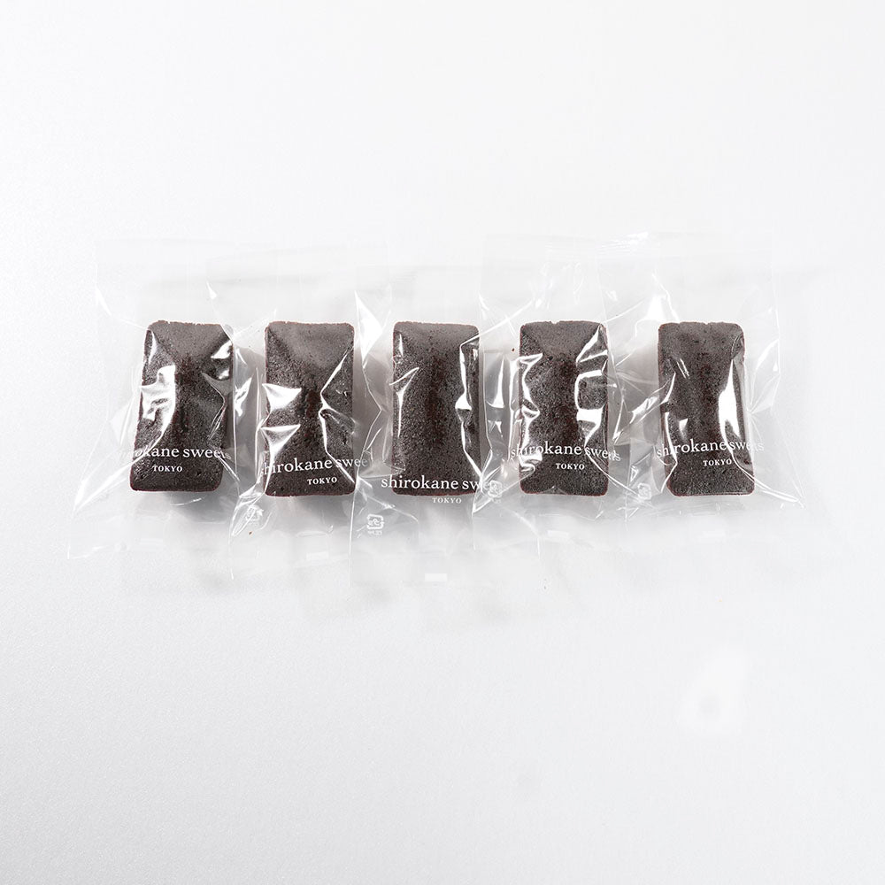 【送料込】白金フィナンシェ（ほうじ茶）5個入（ポスト投函・配送日時指定不可）