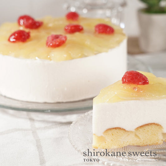shirokane sweets TOKYO　桃と林檎のケーキ／白金スイーツ