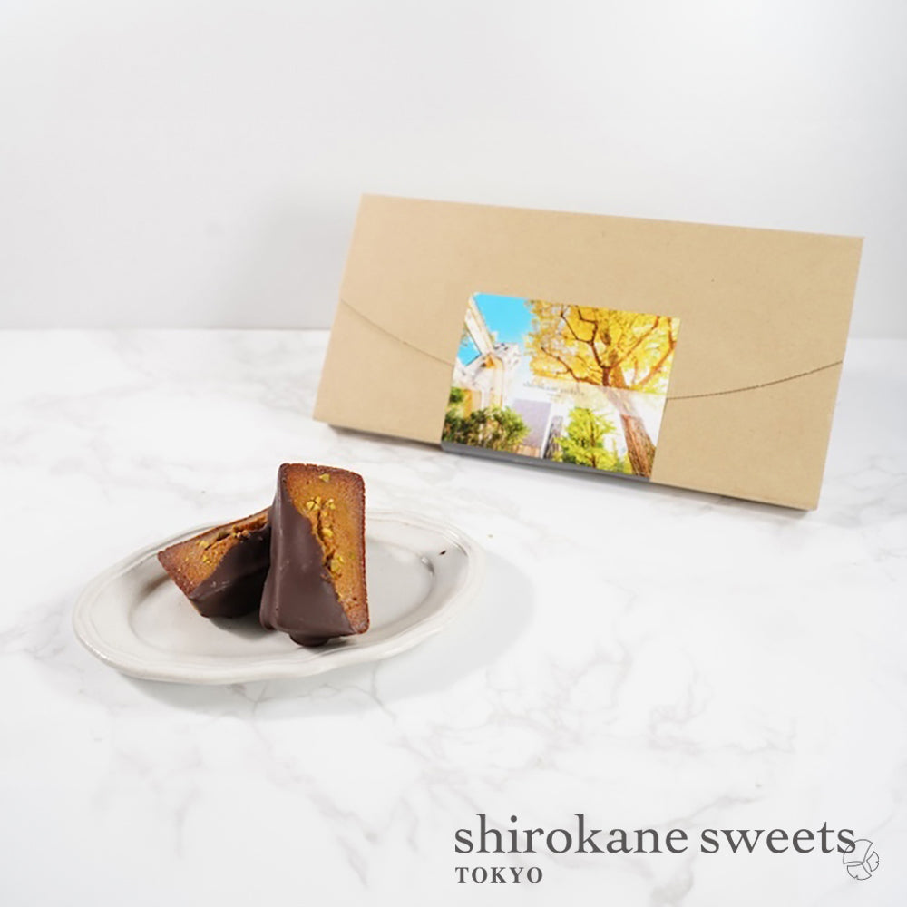 「送料無料・ポスト投函」shirokane sweets TOKYO 白金ショコラフィナンシェ（ピスタチオ）　５個入