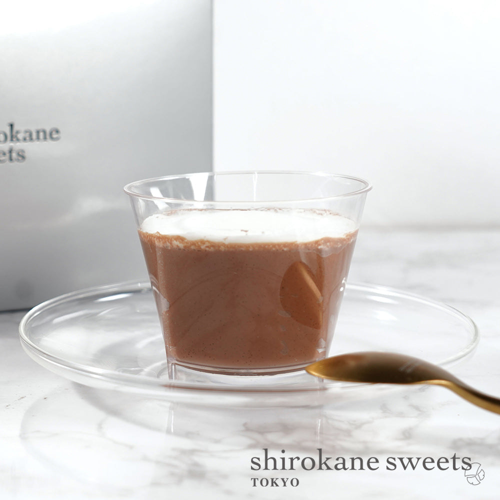 shirokane sweets TOKYO 白金プラチナクリームプリン（ショコラ）（３個入）／白金スイーツ（シロカネスイーツ）