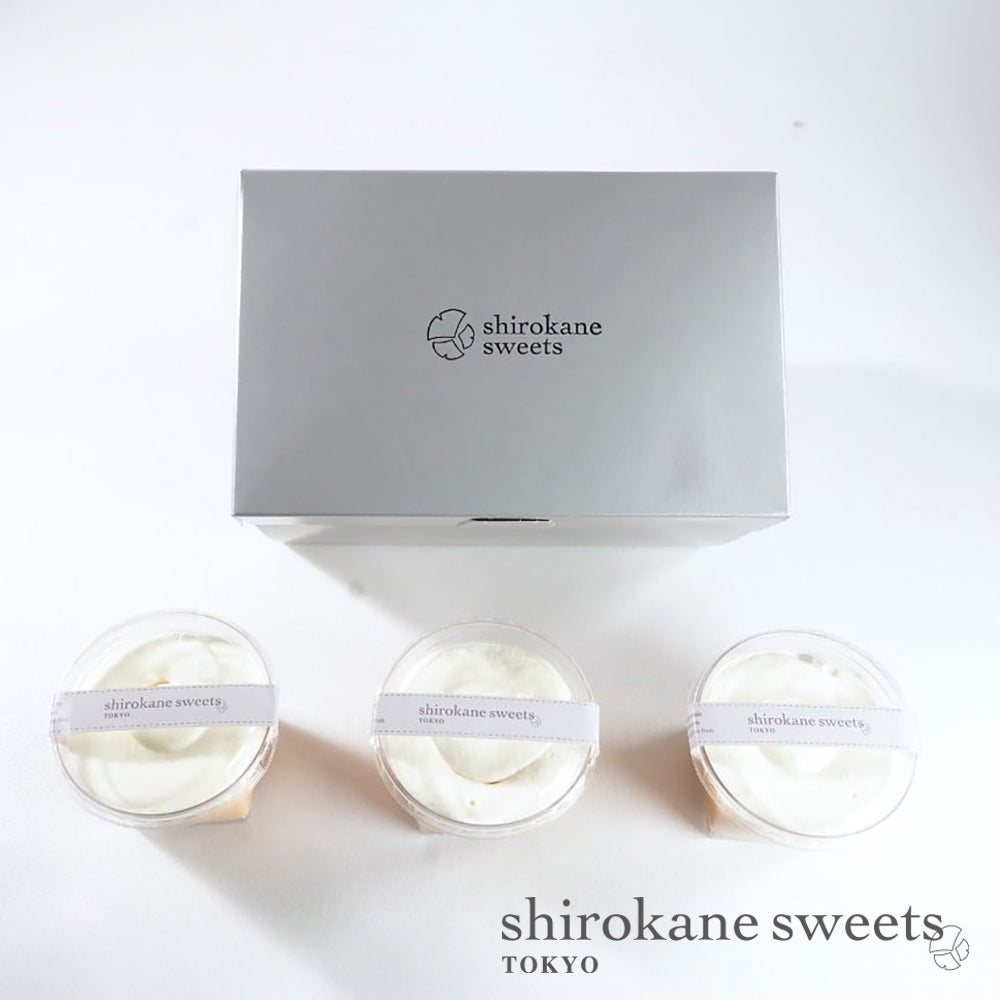 shirokane sweets TOKYO 白金プラチナクリームプリン　３個入